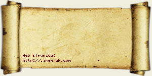 Jana Stepanović vizit kartica